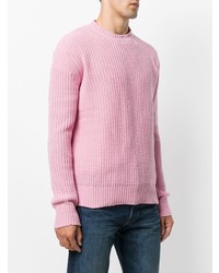 rosa Pullover mit einem Rundhalsausschnitt von MSGM