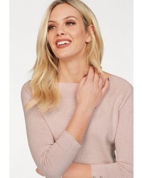 rosa Pullover mit einem Rundhalsausschnitt von Hailys