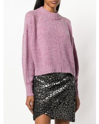 rosa Pullover mit einem Rundhalsausschnitt von Isabel Marant