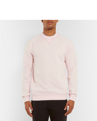 rosa Pullover mit einem Rundhalsausschnitt