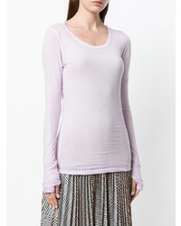 rosa Pullover mit einem Rundhalsausschnitt von Humanoid