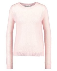 rosa Pullover mit einem Rundhalsausschnitt von Modström