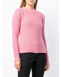 rosa Pullover mit einem Rundhalsausschnitt von Max Mara