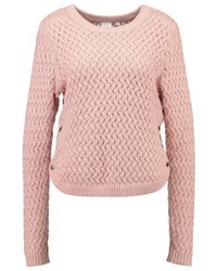 rosa Pullover mit einem Rundhalsausschnitt von Object
