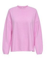rosa Pullover mit einem Rundhalsausschnitt von Only