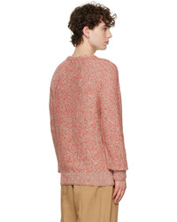 rosa Pullover mit einem Rundhalsausschnitt von Ps By Paul Smith