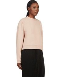 rosa Pullover mit einem Rundhalsausschnitt von Acne Studios