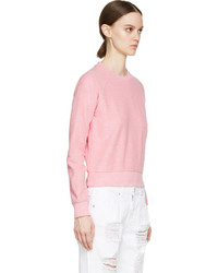 rosa Pullover mit einem Rundhalsausschnitt von YMC