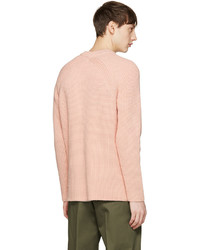 rosa Pullover mit einem Rundhalsausschnitt von Acne Studios