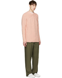 rosa Pullover mit einem Rundhalsausschnitt von Acne Studios