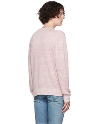 rosa Pullover mit einem Rundhalsausschnitt von Vince