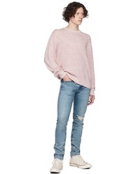 rosa Pullover mit einem Rundhalsausschnitt von Vince