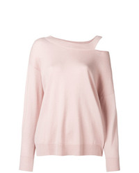 rosa Pullover mit einem Rundhalsausschnitt von Pinko