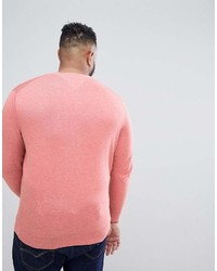 rosa Pullover mit einem Rundhalsausschnitt von Tommy Hilfiger