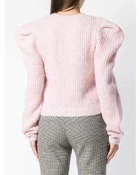 rosa Pullover mit einem Rundhalsausschnitt von Philosophy di Lorenzo Serafini