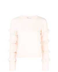 rosa Pullover mit einem Rundhalsausschnitt von RED Valentino