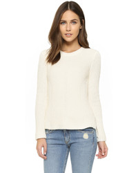 rosa Pullover mit einem Rundhalsausschnitt von Madewell