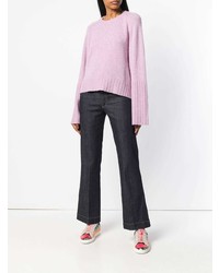 rosa Pullover mit einem Rundhalsausschnitt von Zadig & Voltaire