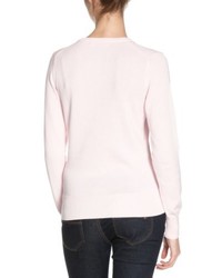rosa Pullover mit einem V-Ausschnitt von GANT