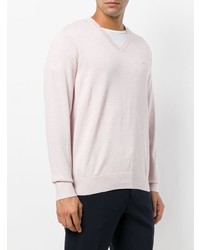 rosa Pullover mit einem V-Ausschnitt von Michael Kors Collection