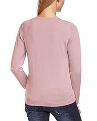 rosa Pullover mit einem V-Ausschnitt von Maerz