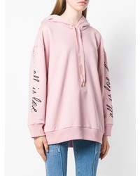 rosa Pullover mit einer Kapuze von Stella McCartney