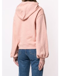 rosa Pullover mit einer Kapuze von Ulla Johnson