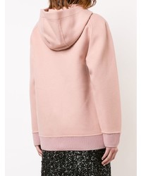 rosa Pullover mit einer Kapuze von Coach