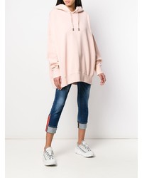 rosa Pullover mit einer Kapuze von Dsquared2