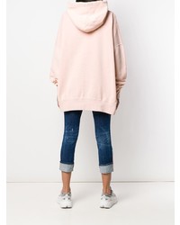 rosa Pullover mit einer Kapuze von Dsquared2