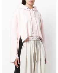 rosa Pullover mit einer Kapuze von Natasha Zinko
