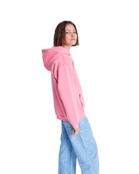 rosa Pullover mit einer Kapuze von Roxy