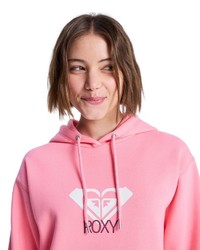 rosa Pullover mit einer Kapuze von Roxy