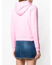 rosa Pullover mit einer Kapuze von Calvin Klein Jeans