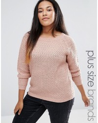 rosa Pullover von Brave Soul