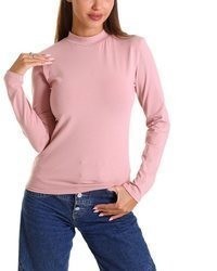 rosa Rollkragenpullover von Alkato