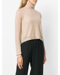 rosa Rollkragenpullover von Alysi