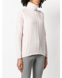 rosa Rollkragenpullover von Peserico