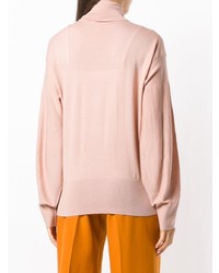 rosa Rollkragenpullover von Agnona