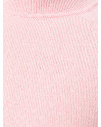 rosa Rollkragenpullover von Pringle