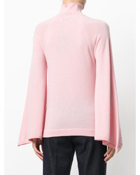 rosa Rollkragenpullover von Pringle