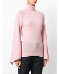 rosa Rollkragenpullover von Pringle