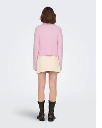 rosa Rollkragenpullover von Only