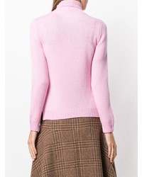 rosa Rollkragenpullover von Ermanno Scervino