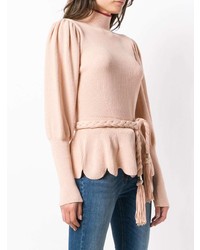 rosa Rollkragenpullover von Elisabetta Franchi