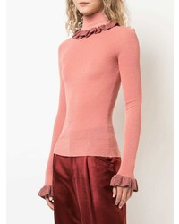 rosa Rollkragenpullover von Jill Stuart