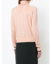 rosa Rollkragenpullover von Proenza Schouler