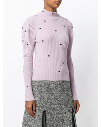 rosa Rollkragenpullover von Giambattista Valli