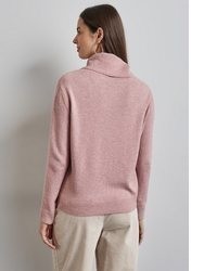 rosa Rollkragenpullover von STREET ONE