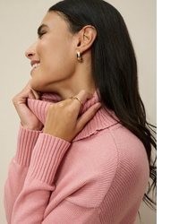 rosa Rollkragenpullover von Tamaris